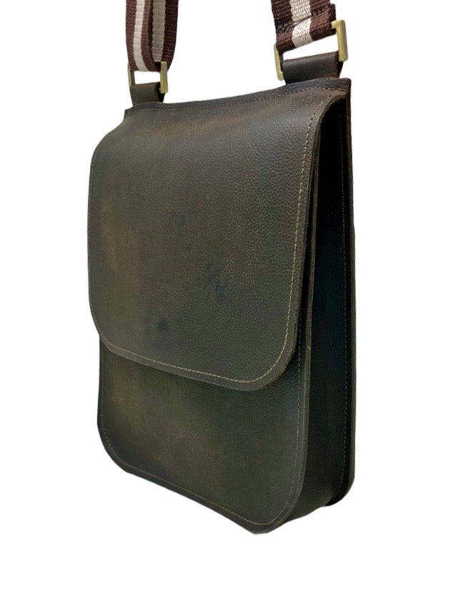 Italian Leather Messenger Bag