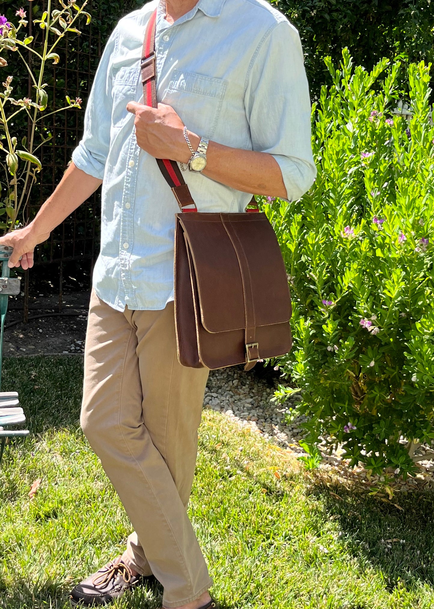 Brown Messenger Bag