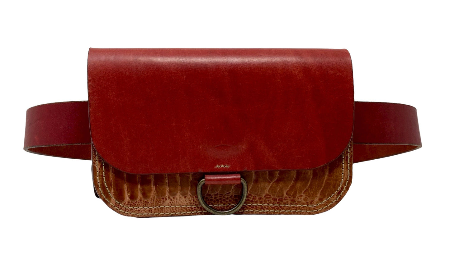 Ostrich Belt Bag