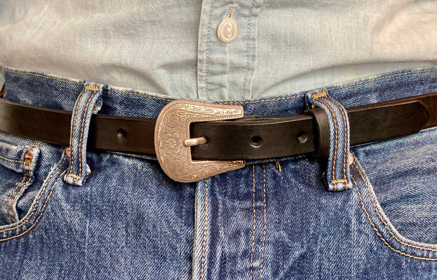 Black Hermann Oak Belt