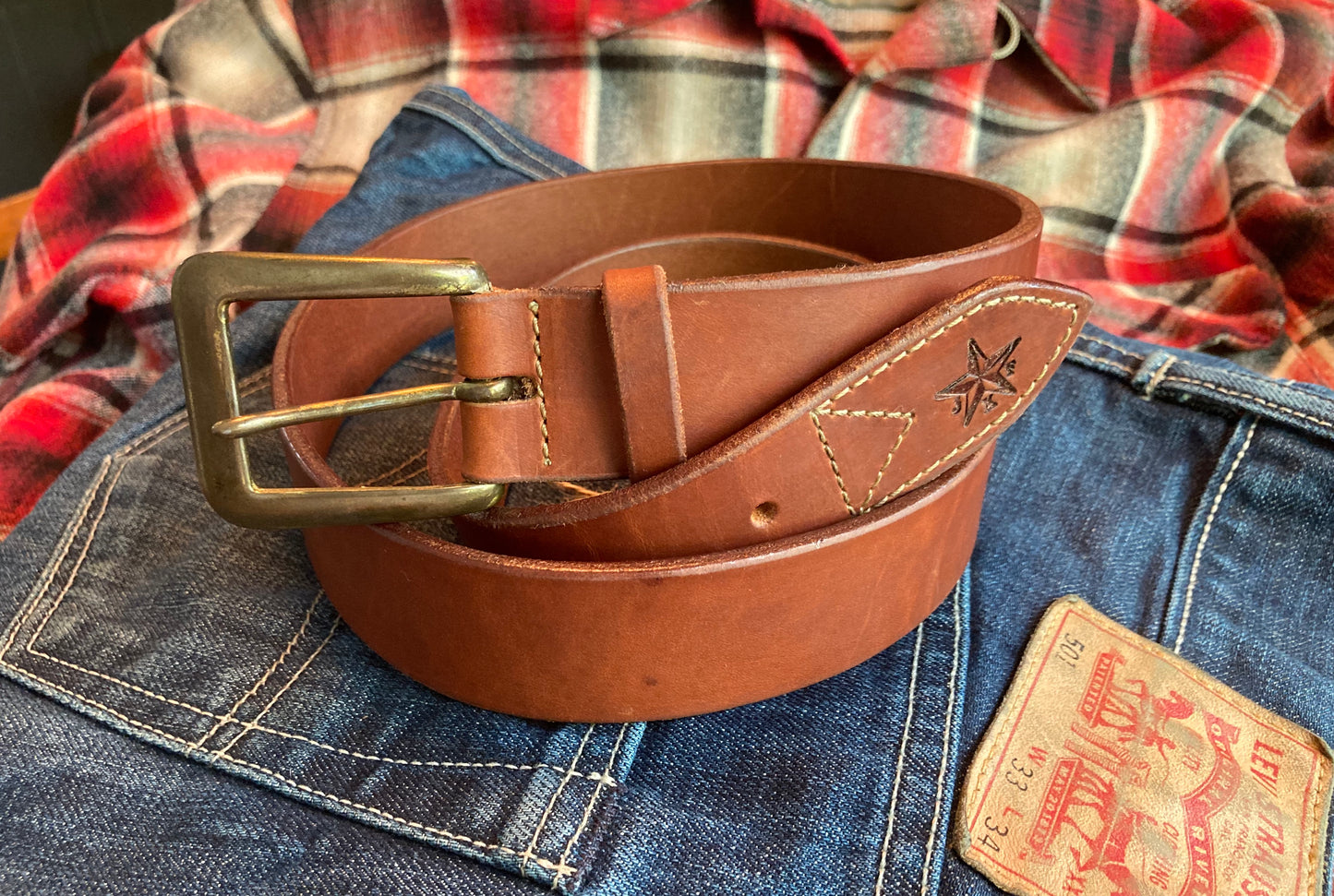 Harness Leather Belt