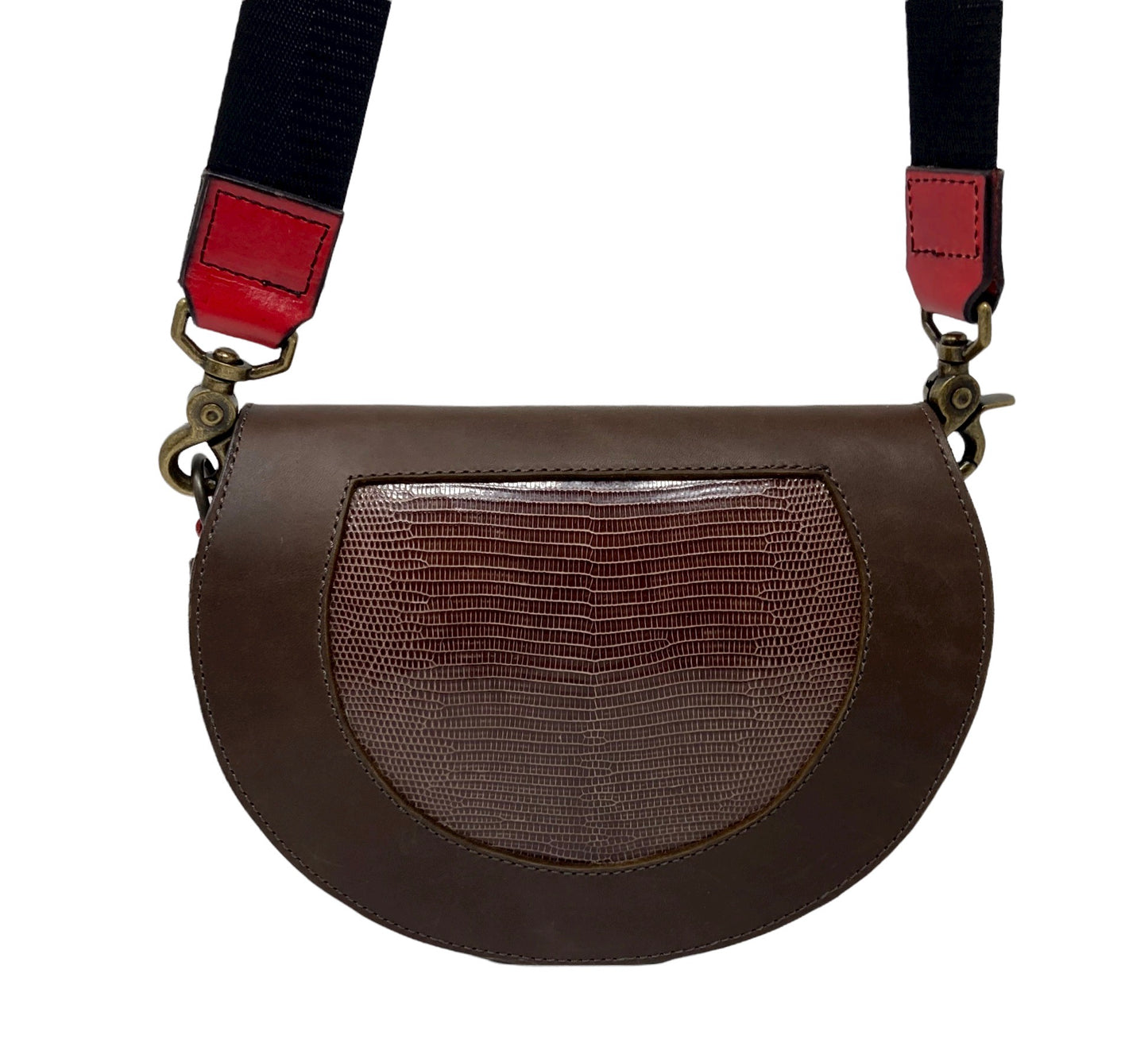 Brown Half Moon Bag