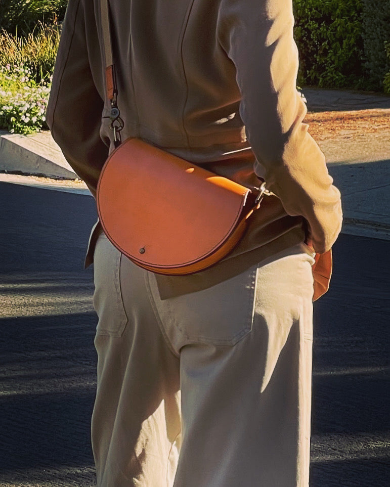 Hermann Oak Half Moon Bag
