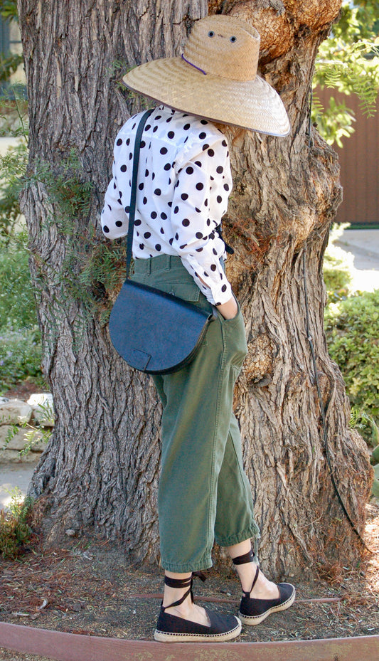 Black Half Moon Bag