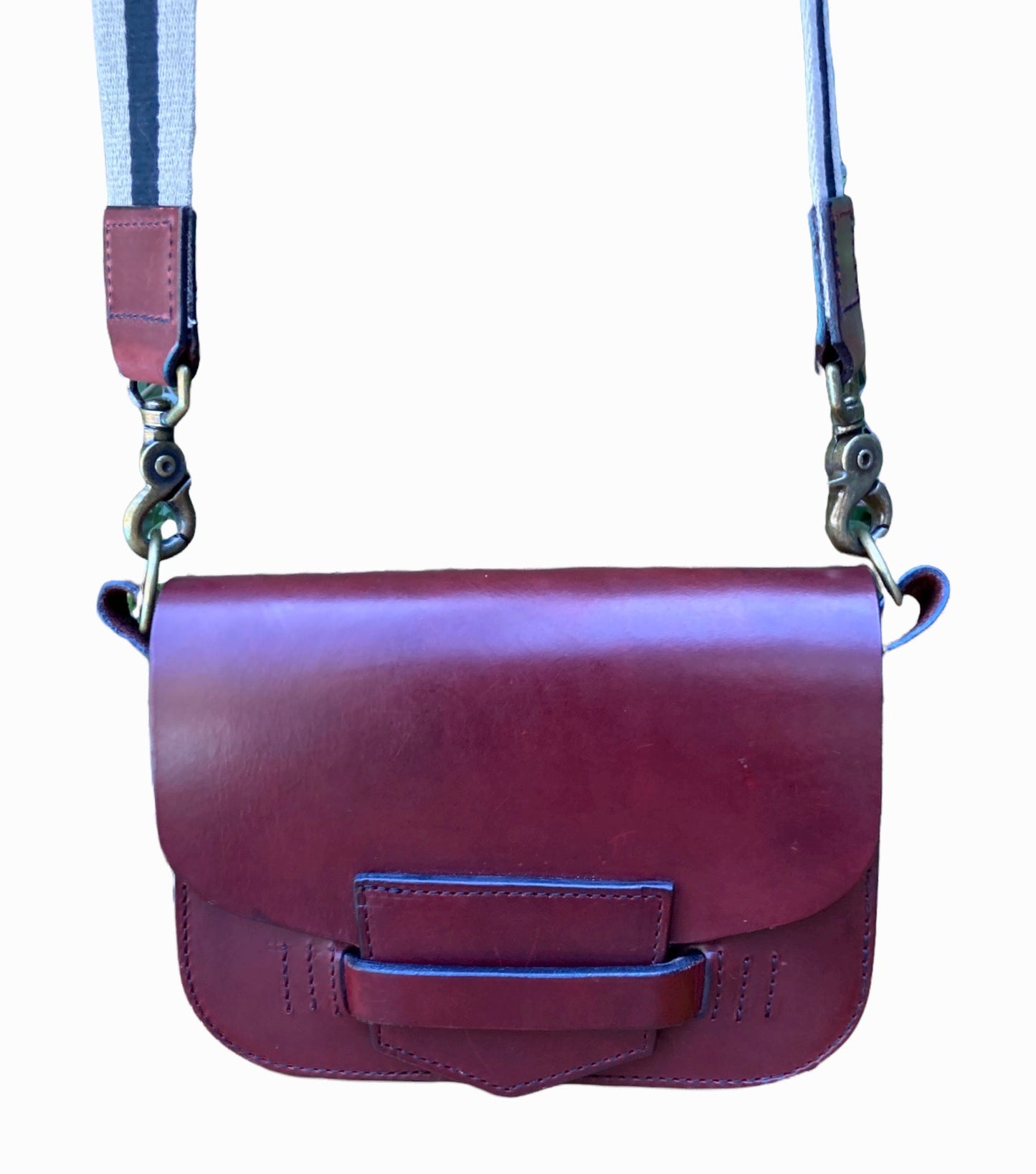 Burgundy Slot Bag