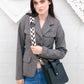 Classic Black Two-Pocket Bag