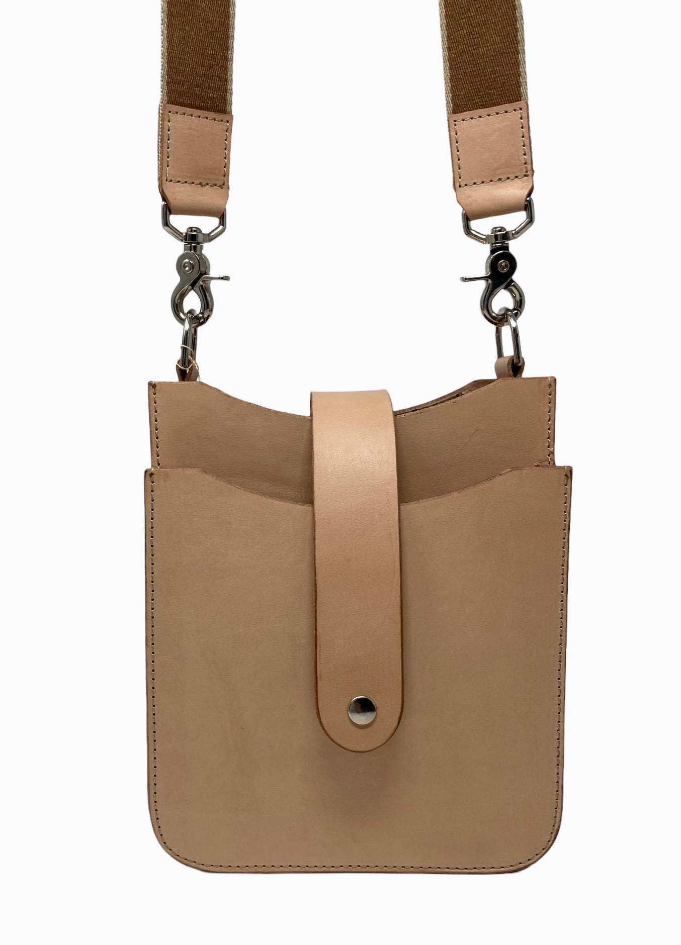 Classic Natural Two-Pocket Bag