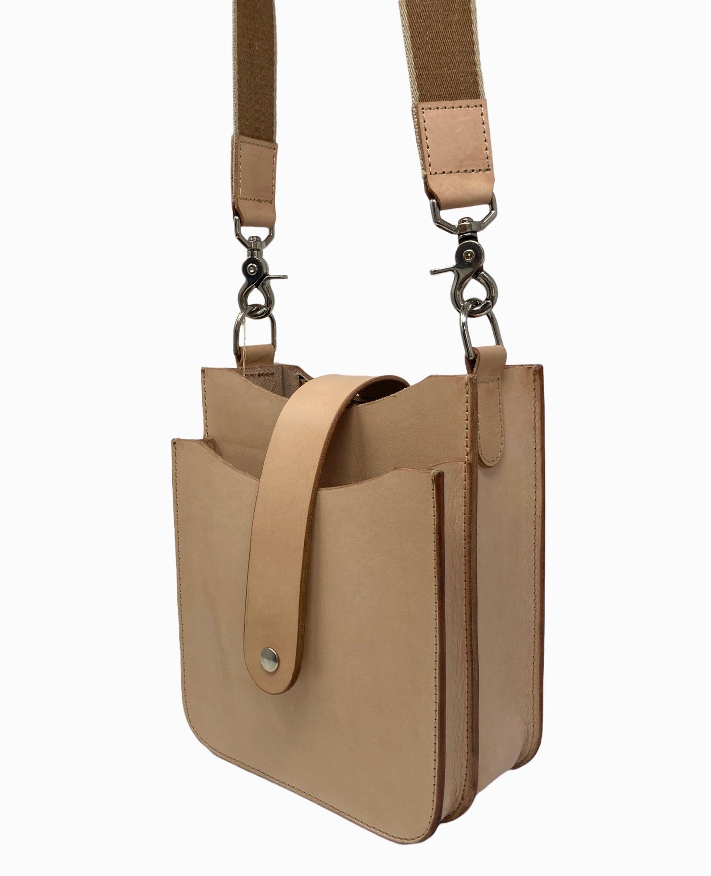 Classic Natural Two-Pocket Bag