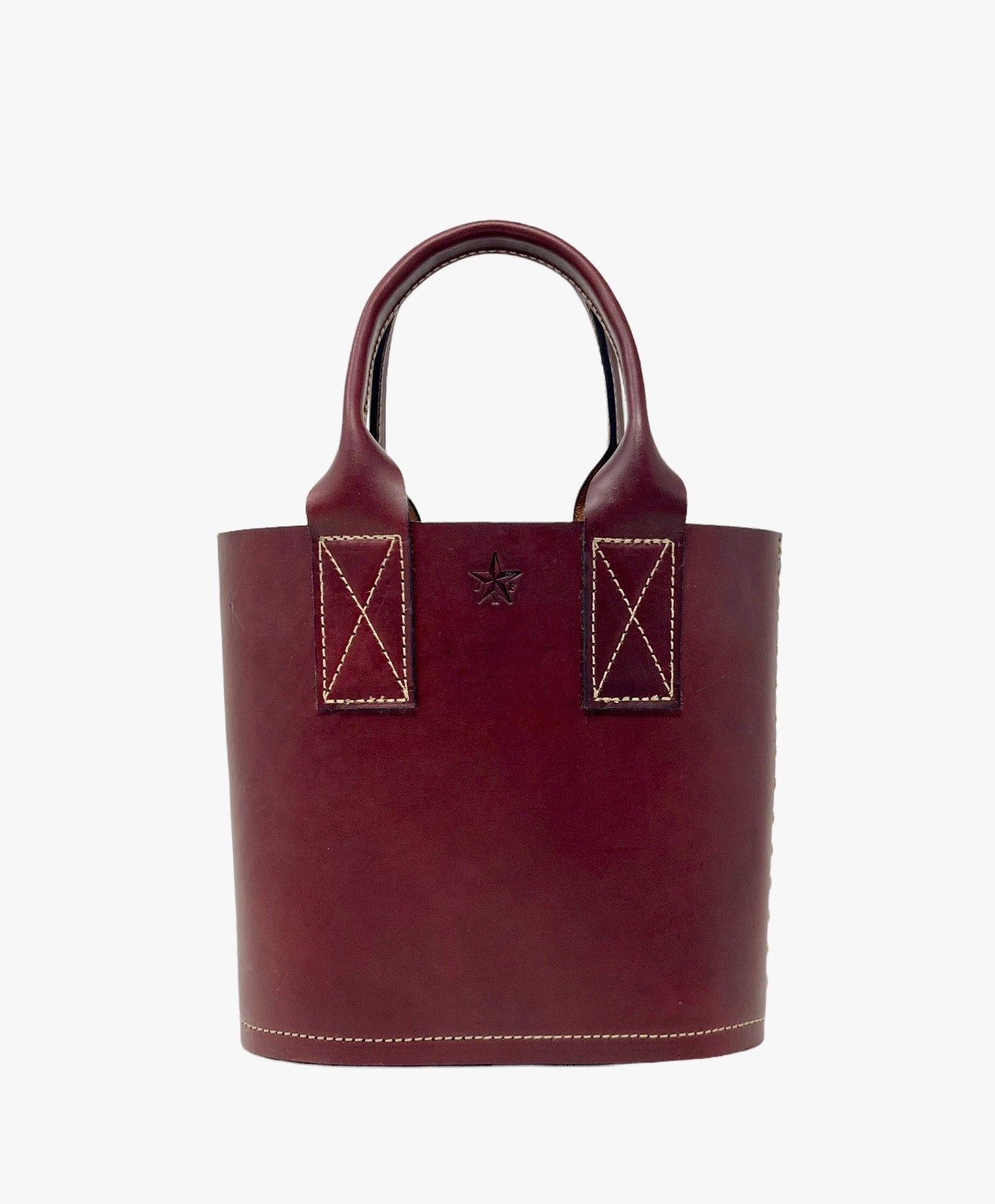 Mini Burgundy Tote Bag