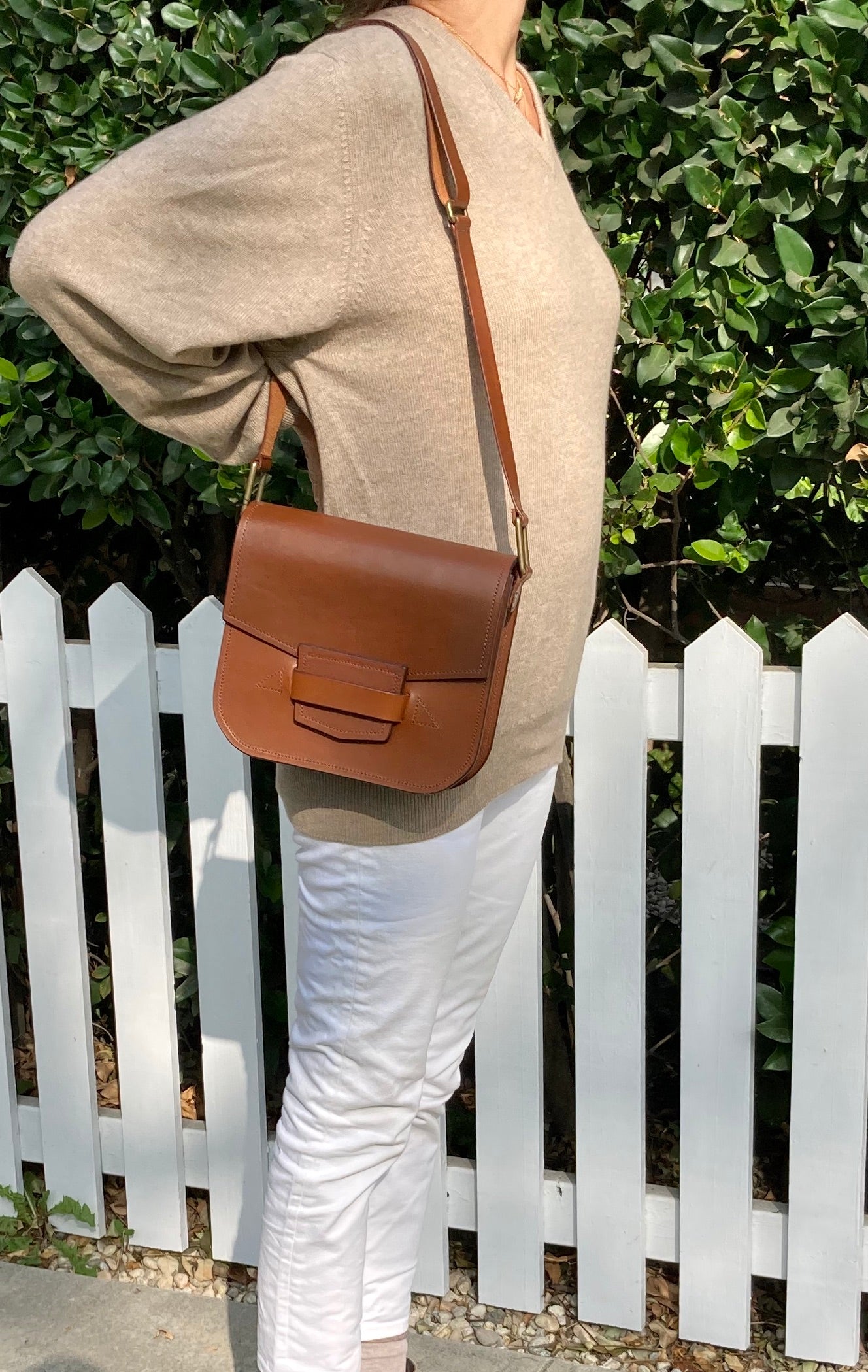 Brown Slot Bag