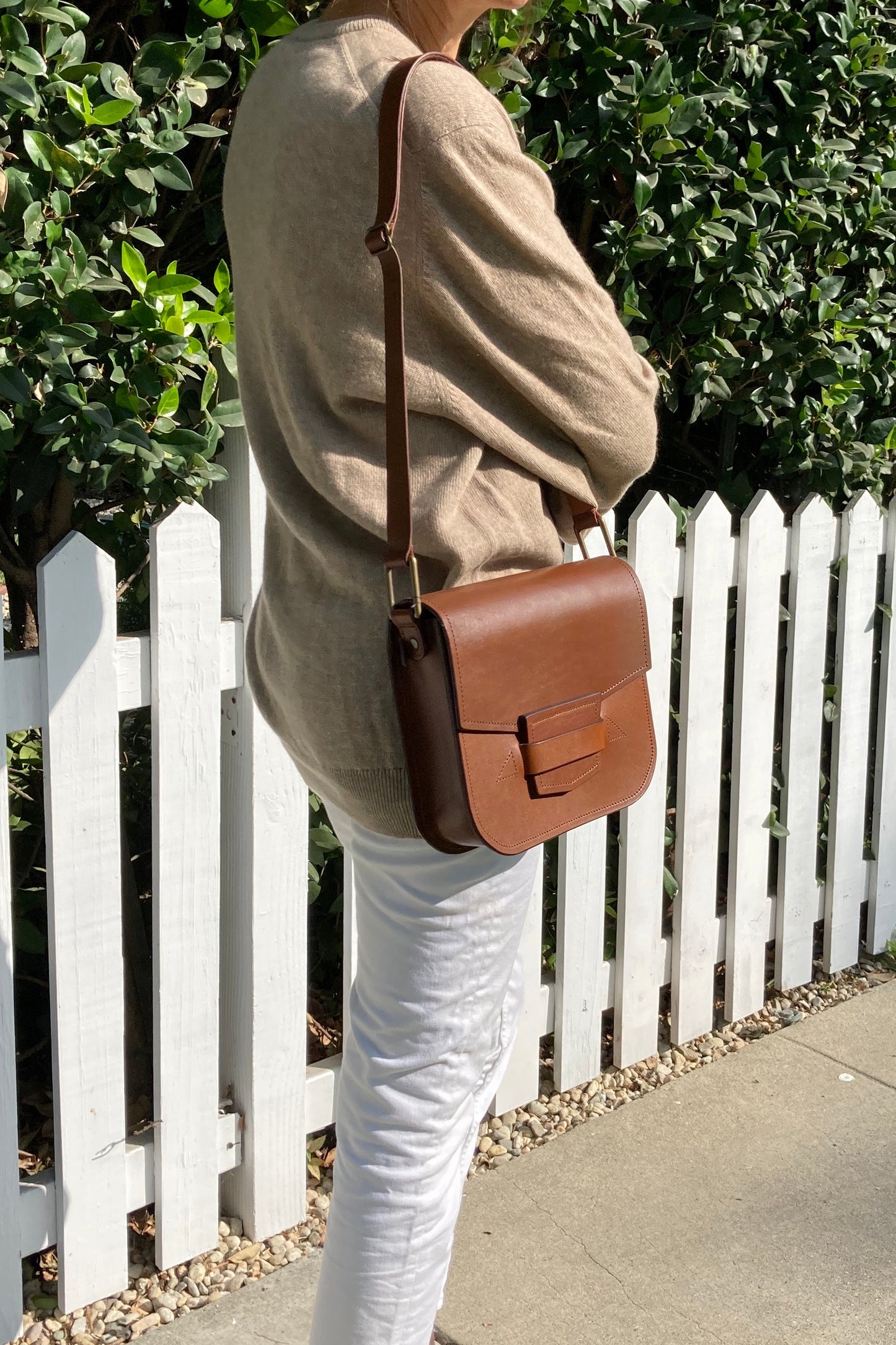 Brown Slot Bag