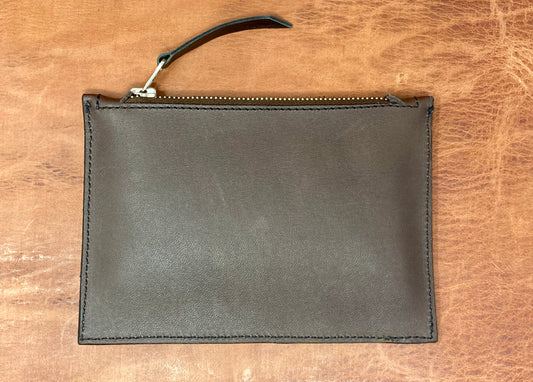 Brown Oil Tan Leather Pouch