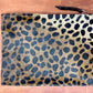 Leopard Print Leather Pouch