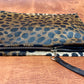 Leopard Print Leather Pouch