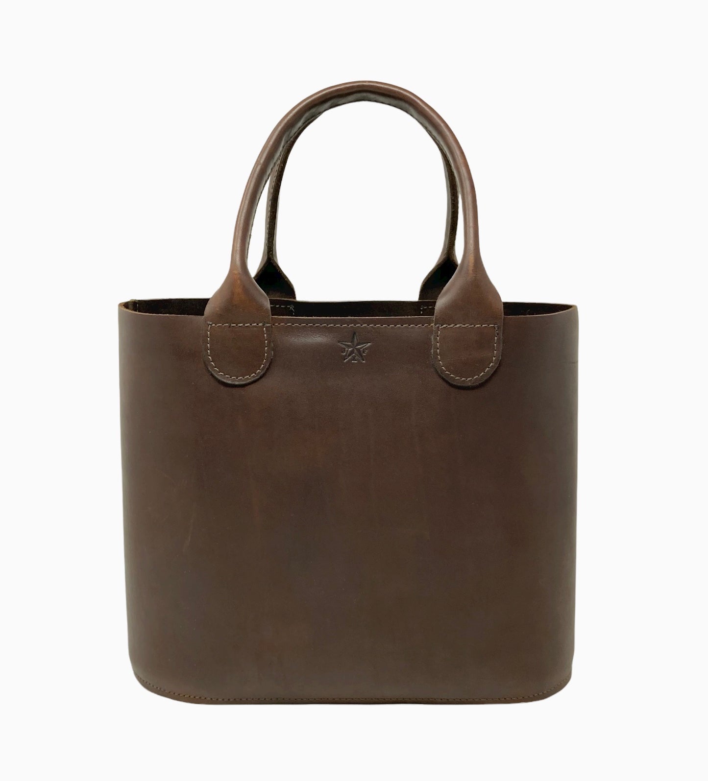 Brown Oil Tan Leather Tote Bag