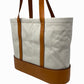 White Canvas Tote Bag 2
