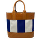 Striped Canvas Tote Bag