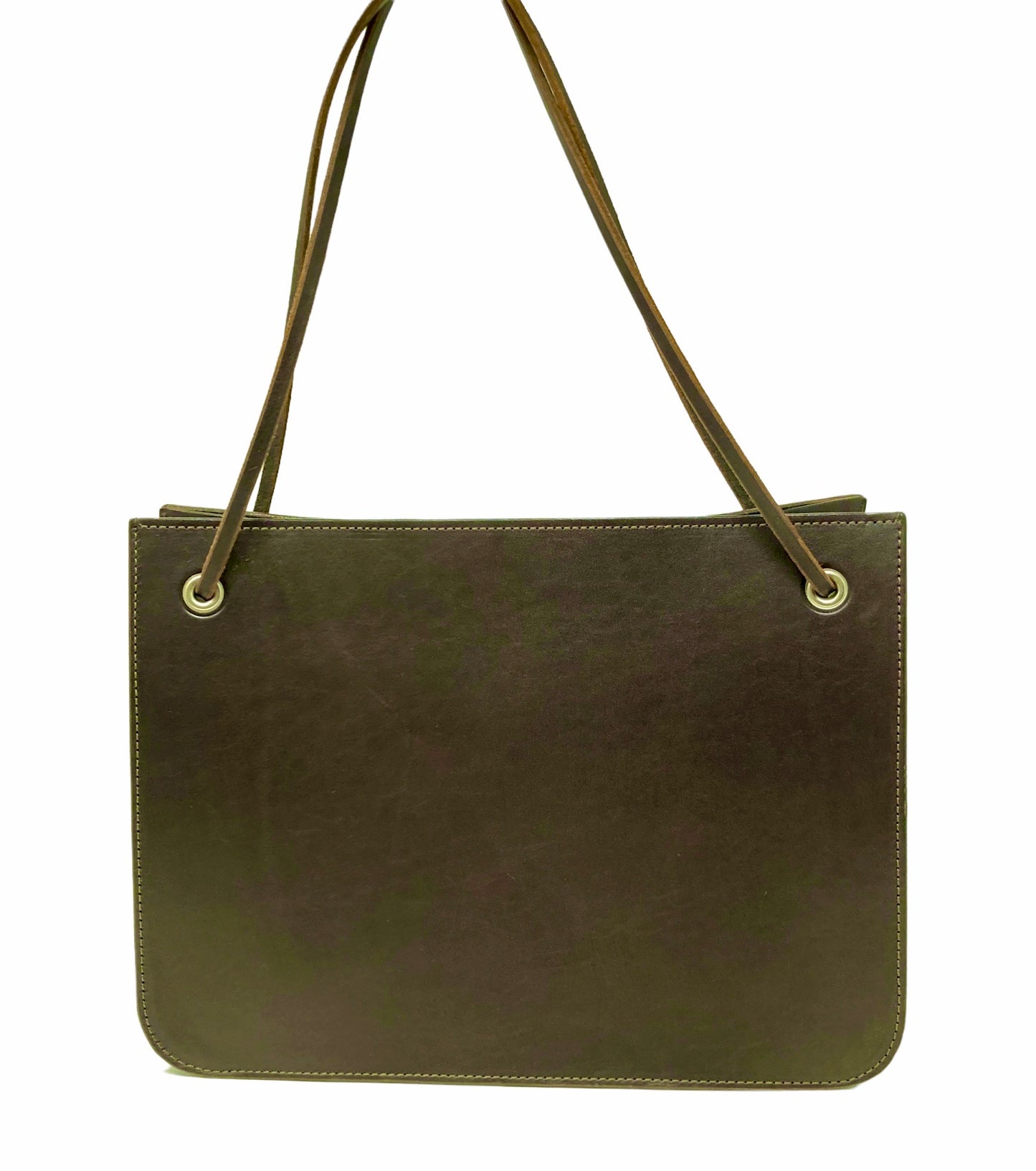 Brown Leather Taline Tote Bag