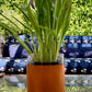 Hermann Oak Leather Covered Vase 2