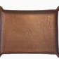 Brown Leather Valet Tray