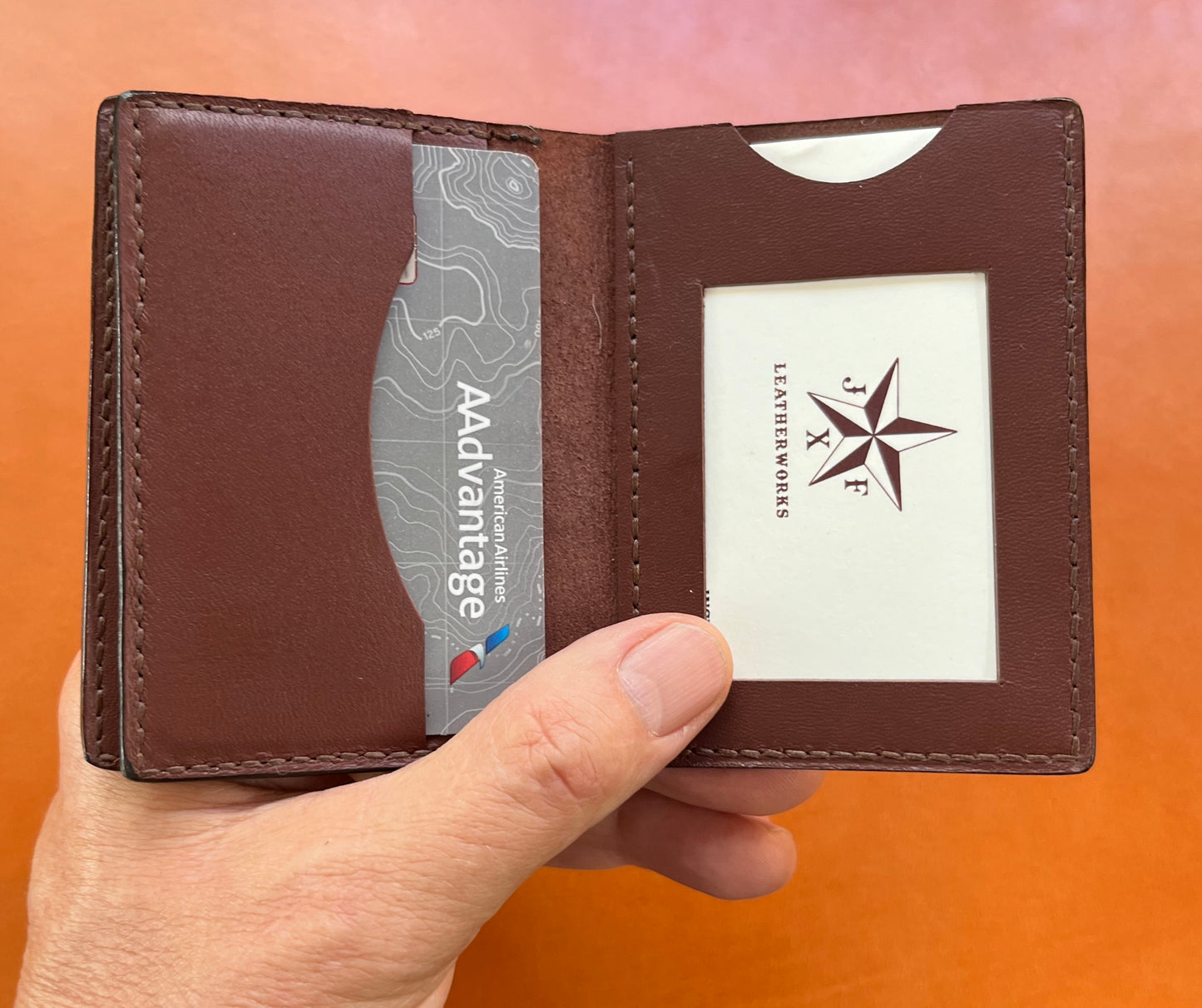 Dark Brown Kangaroo Wallet