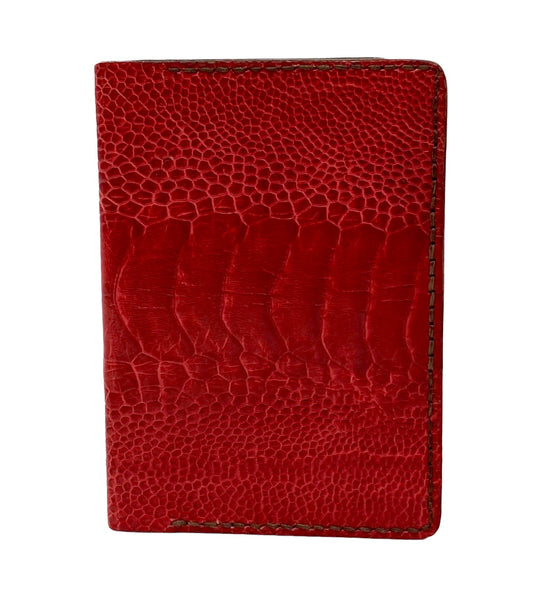 Red Ostrich Wallet