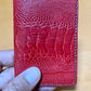 Red Ostrich Wallet