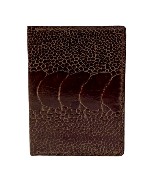 Brown Ostrich Wallet